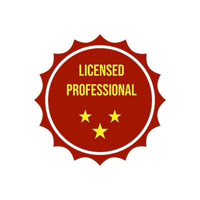Certified or licensed professional